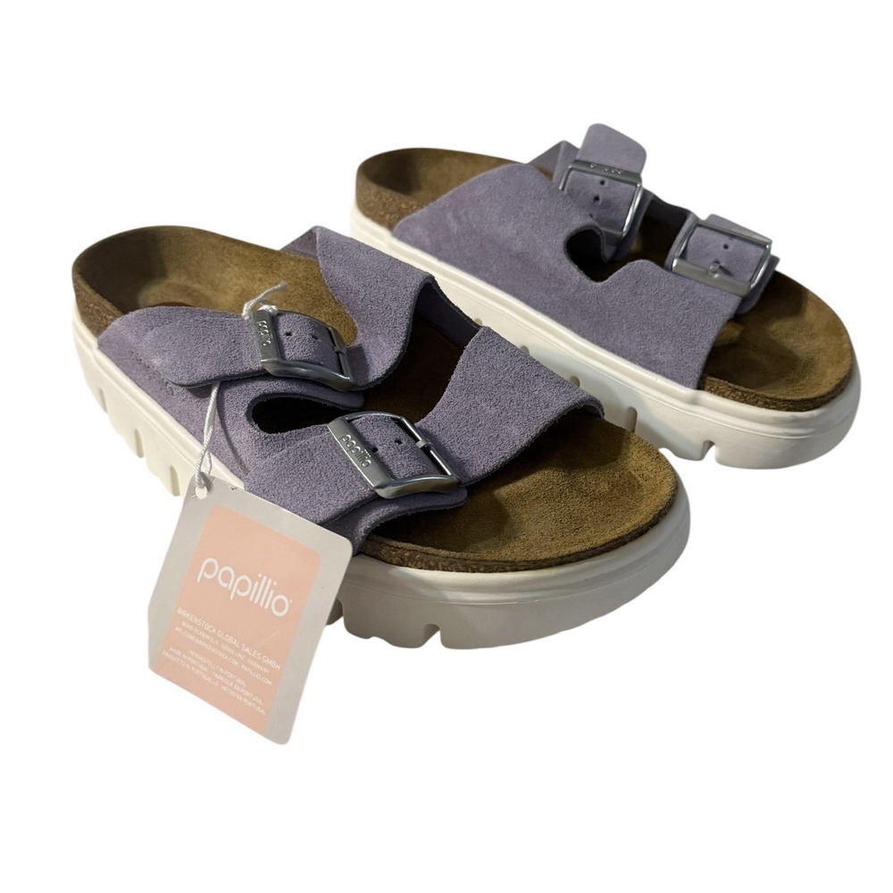 Papillio Slide Sandals Purple Fog Buckle Women's US 8 EU 39
